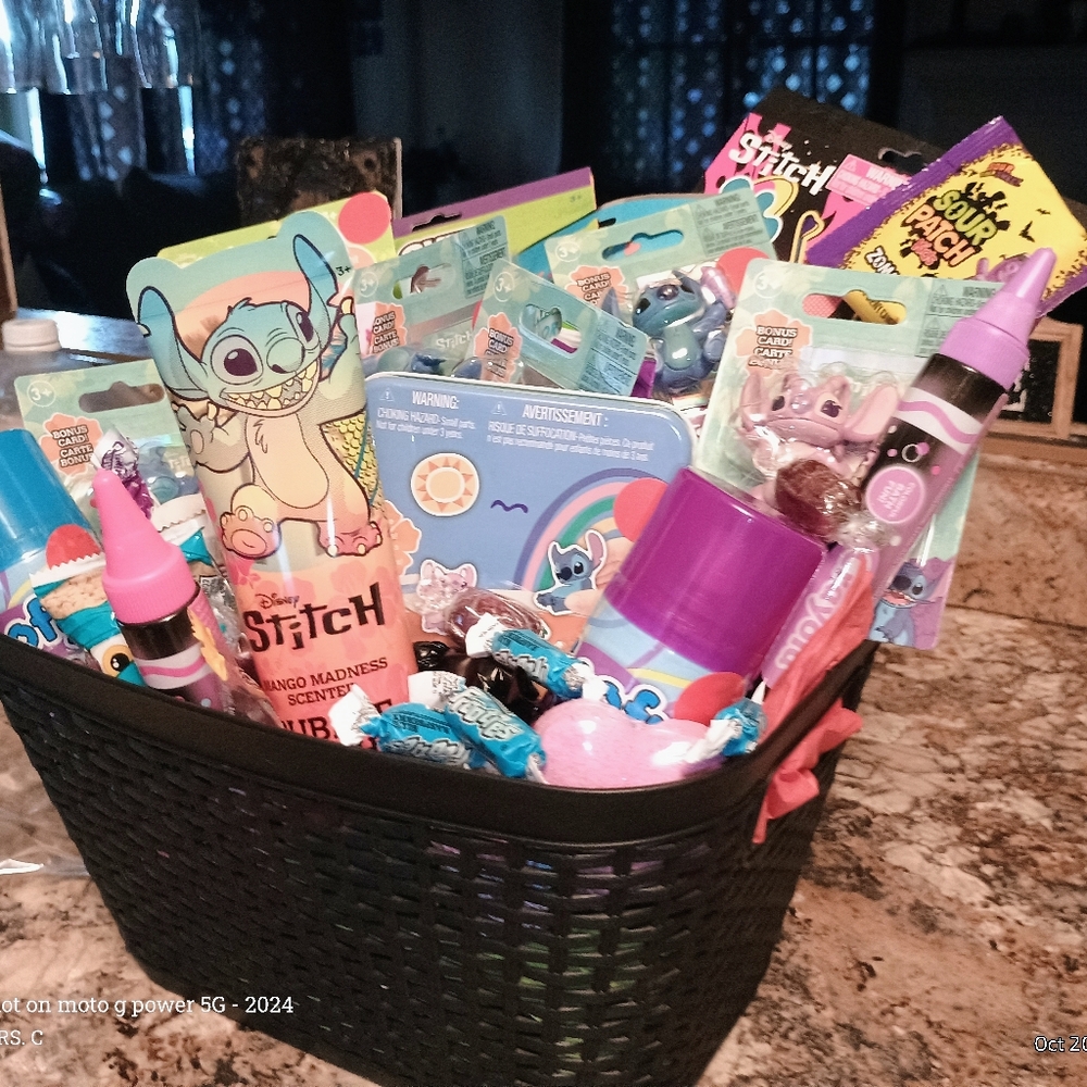 Stitch Lilo & Stitch Custom Basket - Picture 5 of 7
